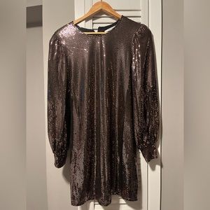 Cute bronze sequin dress